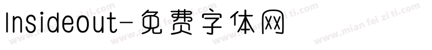 Insideout字体转换
