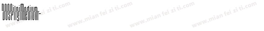 DOSPilgiMedium字体转换