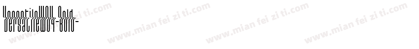 VersatileW04-Bold字体转换