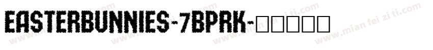 EasterBunnies-7BPrK字体转换
