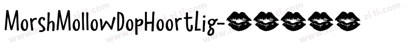 MorshMollowDopHoortLig字体转换