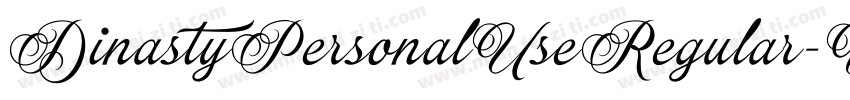 DinastyPersonalUseRegular-Vjrz字体转换