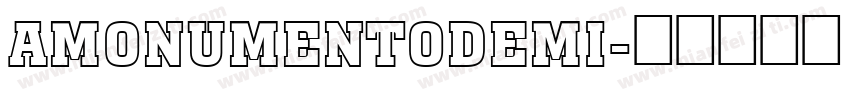 AMonumentoDemi字体转换