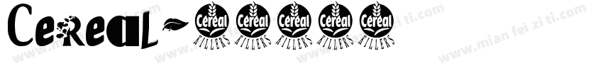 Cereal字体转换