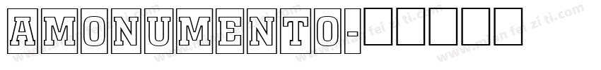 AMonumento字体转换