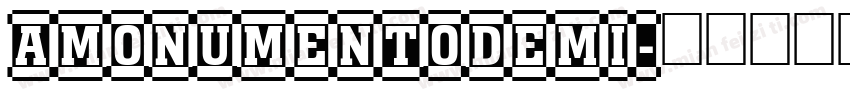 AMonumentoDemi字体转换