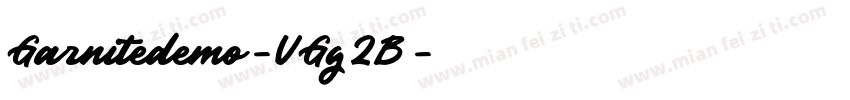 Garnitedemo-VGg2B字体转换