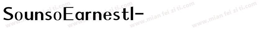 SounsoEarnestl字体转换