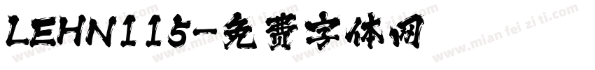 LEHN115字体转换