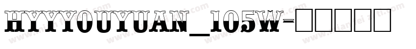 HYYYOUyuan_105w字体转换
