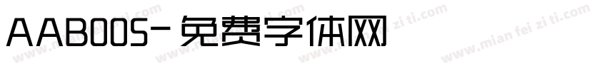 AAB005字体转换