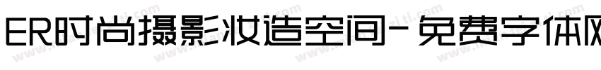ER时尚摄影妆造空间字体转换