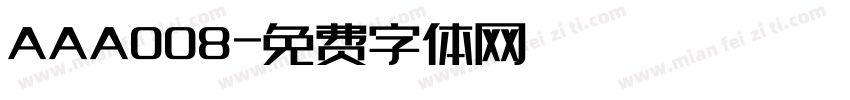AAA008字体转换