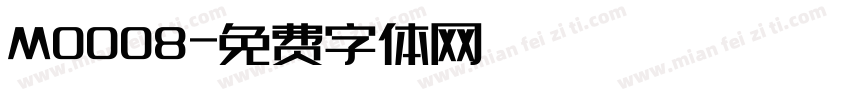 M0008字体转换