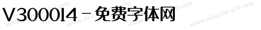 V300014字体转换