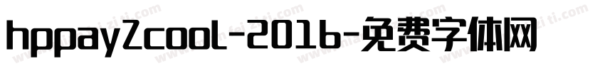 hppayZcool-2016字体转换