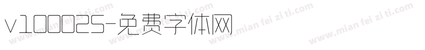v100025字体转换