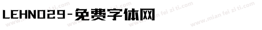 LEHN029字体转换