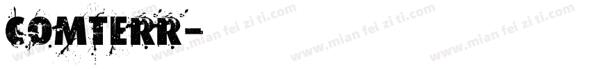 COMTERR字体转换