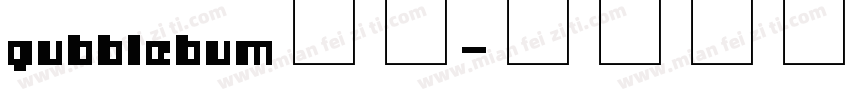 gubblebum字体字体转换