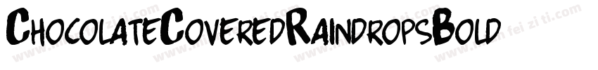 ChocolateCoveredRaindropsBold-WZMV字体转换
