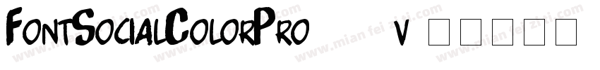 FontSocialColorPro-100v字体转换