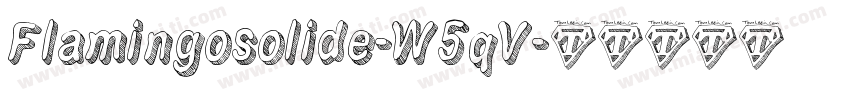 Flamingosolide-W5qV字体转换