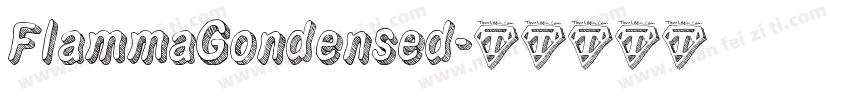 FlammaGondensed字体转换