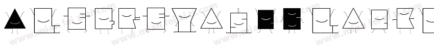 AlegreyasC-Blackltal字体转换