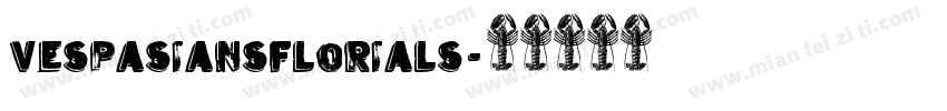 VespasiansFlorials字体转换