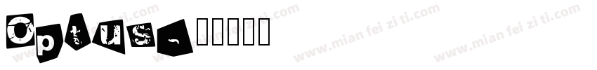 Optus字体转换