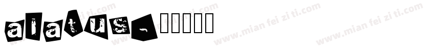 alatus字体转换