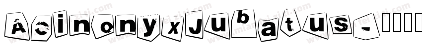AcinonyxJubatus字体转换