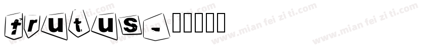 frutus字体转换