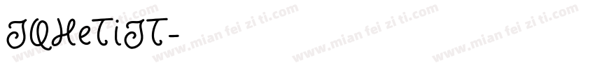 JQHeTiJT字体转换