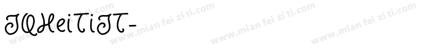 JQHeiTiJT字体转换