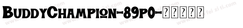BuddyChampion-89p0字体转换