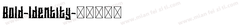 Bold-Identity字体转换
