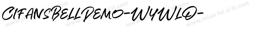 CifansBellDemo-WyWlO字体转换