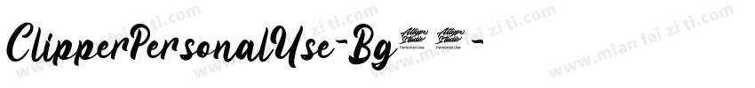 ClipperPersonalUse-Bg13字体转换