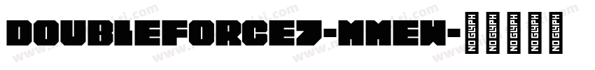 DoubleForce7-MmEw字体转换