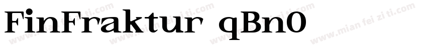 FinFraktur-qBn0字体转换