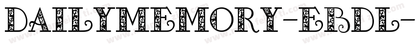 DailyMemory-EBdl字体转换