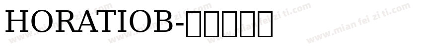 HORATIOB字体转换