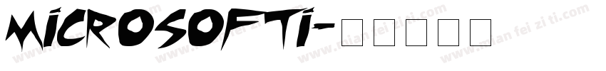 microsofti字体转换