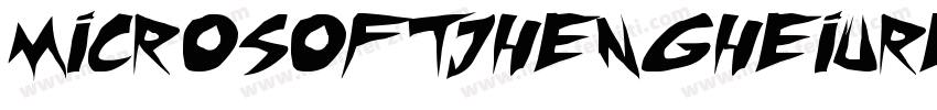 microsoftjhengheiure字体转换