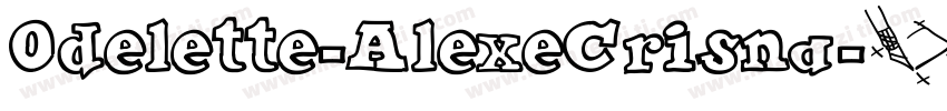 Odelette-AlexeCrisna字体转换