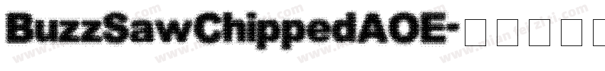 BuzzSawChippedAOE字体转换
