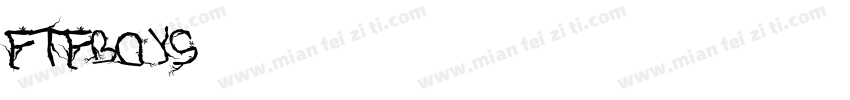 FTFBOYS字体转换