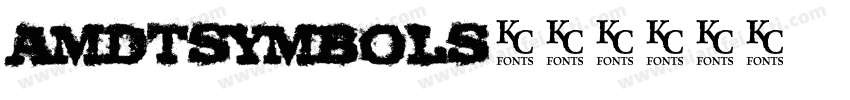 amdtsymbols字体转换